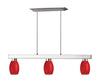 Players 3 Light Billiard Light in Brushed Nickel  Finish