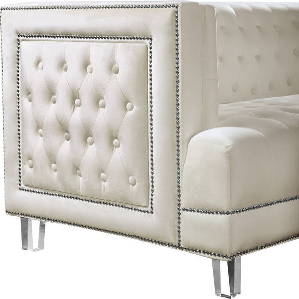 Rudolph Chair In Cream Velvet