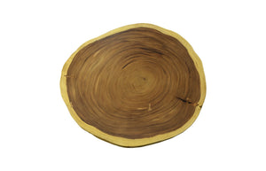 Floating Coffee Table With Black Legs, Natural, Size Varies