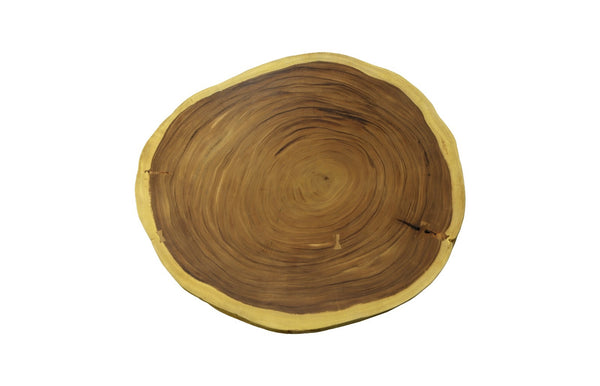 Floating Coffee Table With Black Legs, Natural, Size Varies