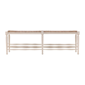 Cream Reed Bench