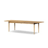 Harper Extension Dining Table - Fawn Oak Veneer