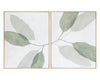 CALM REFLECTION (SET OF 2) - 40" X 50" - NATURAL FLOATER FRAME