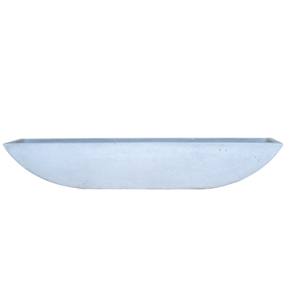 Creastone Boat Shape Whitestone