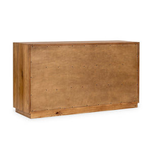 Santa Clara Solid Wood Dresser with Art Deco Carved Design