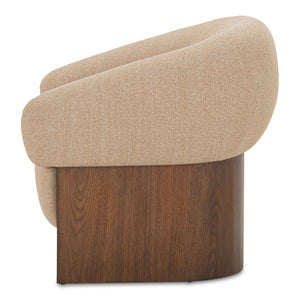Moe's Otto Accent Chair in Flecked Tan