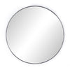 Georgina Round Mirror - Iron Matte Black