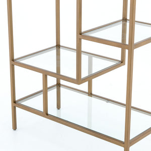 Helena Brass 83" Bookshelf