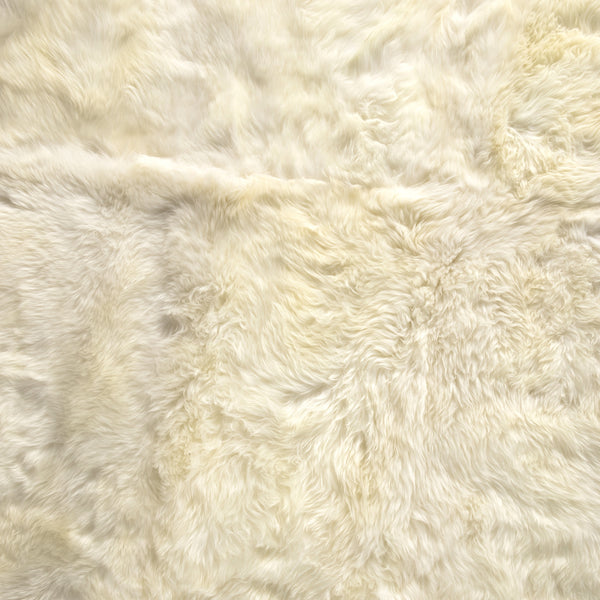 Lalo Lambskin Rug In White In 4.5X5.75