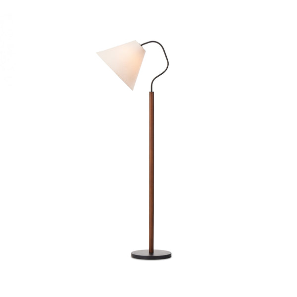 Garner Floor Lamp in Brown Beech