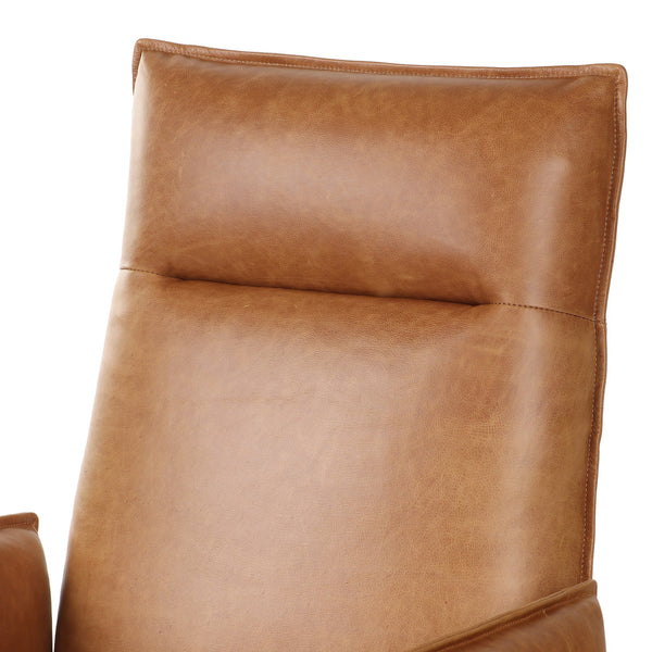 Lionel Desk Chair - Chaps Saddle