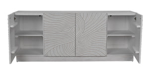 Cavalier Mahogany and Veneer Sideboard in White Wash Finish