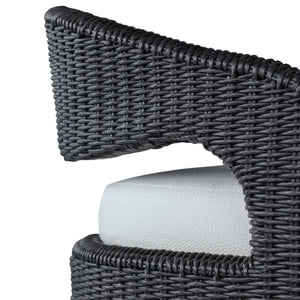 Hawkins Outdoor Dining Chair in Vintage Coal