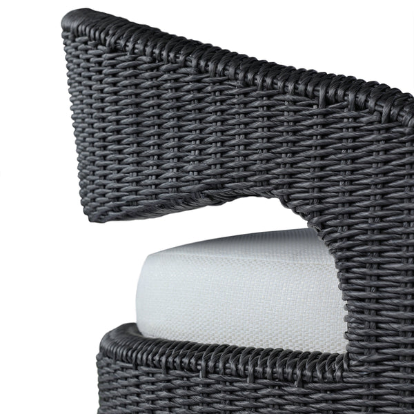 Hawkins Outdoor Dining Chair in Vintage Coal