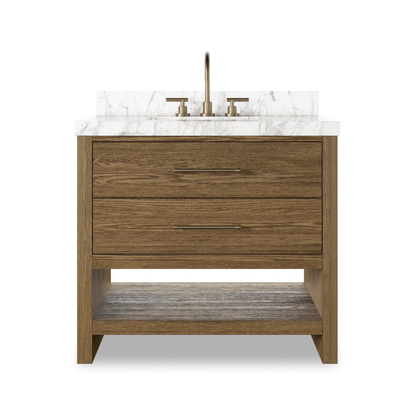 Anthem Single Vanity - Washed Natural Veneer