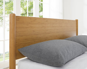 Ria Queen Platform Bed, Caramelized