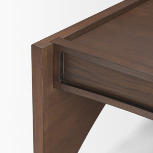 Laraya Medium Brown Wood Coffee Table