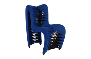 Seat Belt Dining Chair, Blue/Black