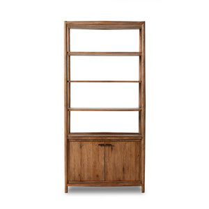 Glenview Bookcase In Weathered Oak