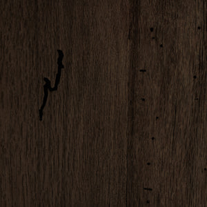 Abaso Media Console In Ebony Rustic Wormwd