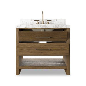 Anthem Single Vanity - Washed Natural Veneer