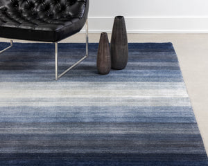 Lagos Hand-loomed Rug - Blue - 5' X 8'