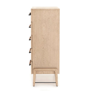 Rosedale 6 Drawer Tall Dresser In Yucca Oak