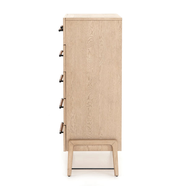 Rosedale 6 Drawer Tall Dresser In Yucca Oak