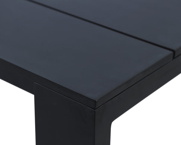 LUCERNE DINING TABLE - STERLING BLACK - 70"