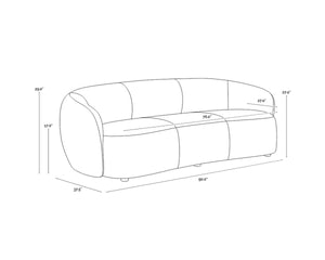 LORNE SOFA - MERINO PEARL