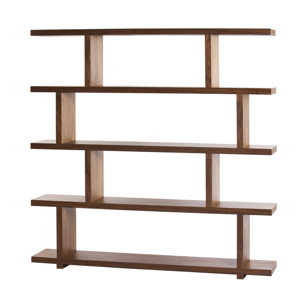 Miri Large Walnut Shelf with Open Concept