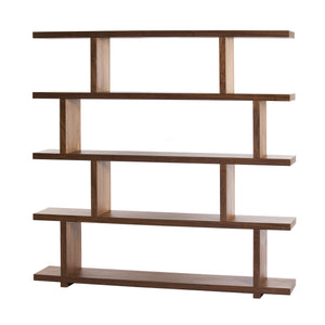 Miri Large Walnut Shelf with Open Concept