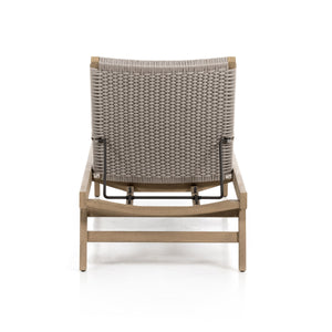 Delano Outdoor Chaise Lounge In Brown