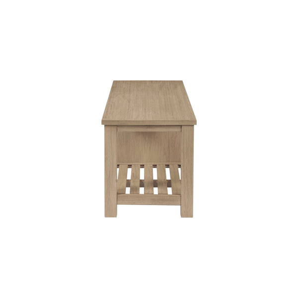 Tiburon KD TV Bench, Drifted Sand