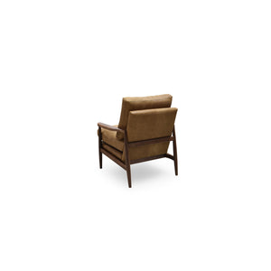 Moe's Arturo Accent Chair in Tan Leather