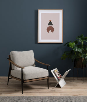 Kennedy Chair In Gabardine Grey