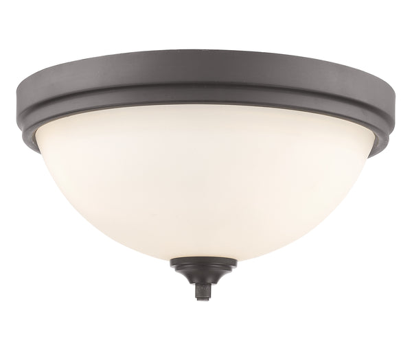 Bordeaux 3 Light Flush Mount in Bronze Finish