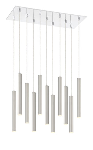 Forest 11 Light Island/Billiard in Chrome Finish