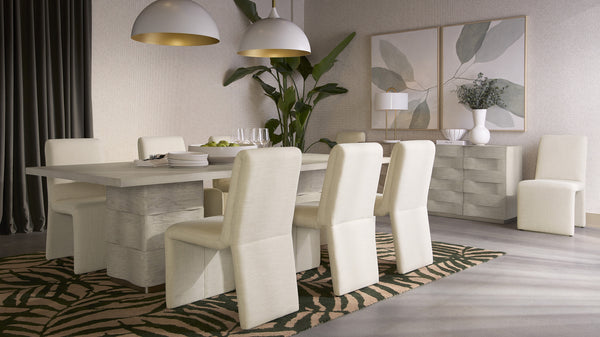 CASCATA DINING CHAIR - EFFIE LINEN
