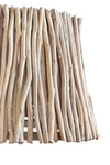 TAPERED DRUM PENDANT HANDCRAFTED WITH WHITEWASH EUCALYPTUS WOOD