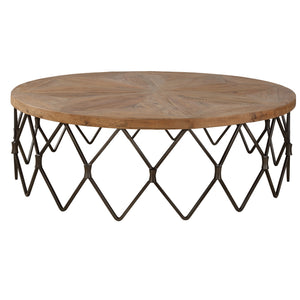 Chain Reaction Wooden Coffee Table