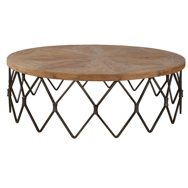 Chain Reaction Wooden Coffee Table