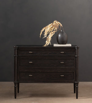 Toulouse Chest - Distressed Black