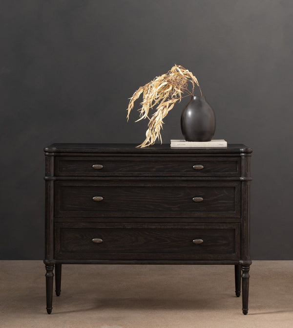 Toulouse Chest - Distressed Black
