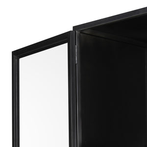 Shadow Box Cabinet In Black