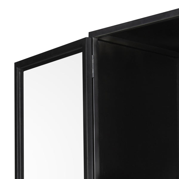 Shadow Box Cabinet In Black