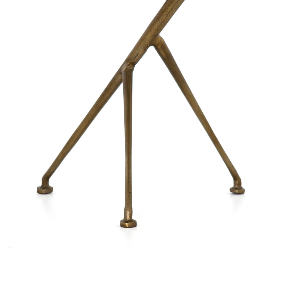 Schmidt Accent Table-Raw Brass