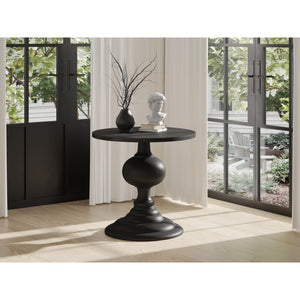 Moe's Lexie Dining Table Black with Rounded Base