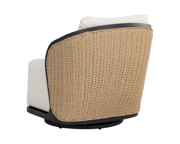 BORA SWIVEL ARMCHAIR - LOUIS CREAM