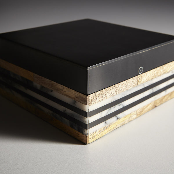 Large Avondale Container in Natural and Black